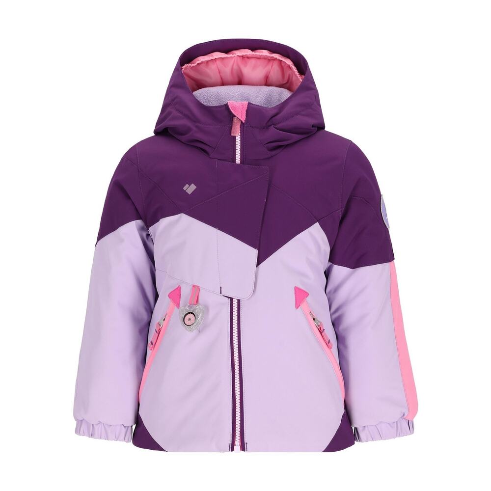 OBERMEYER GIRL'S LISSA JACKET (TODDLER/LITTLE KIDS/BIG KIDS) MOUNTAIN MIST 4T